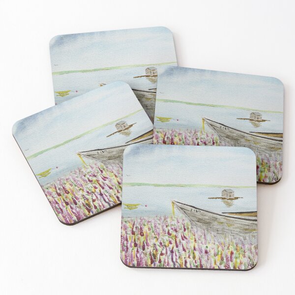 Item preview, Old boat in Lupins designed and sold by John MacEachern.