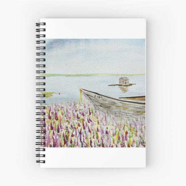Item preview, Old boat in Lupins designed and sold by John MacEachern.