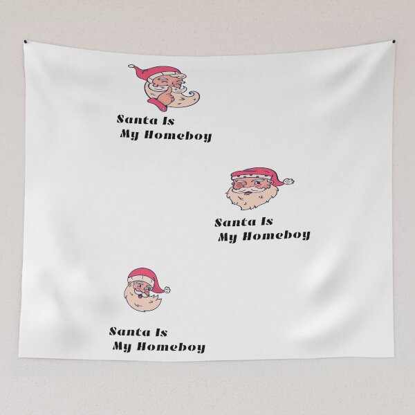 Item preview, Santa Is My Homeboy designed and sold by DamaliePierre.