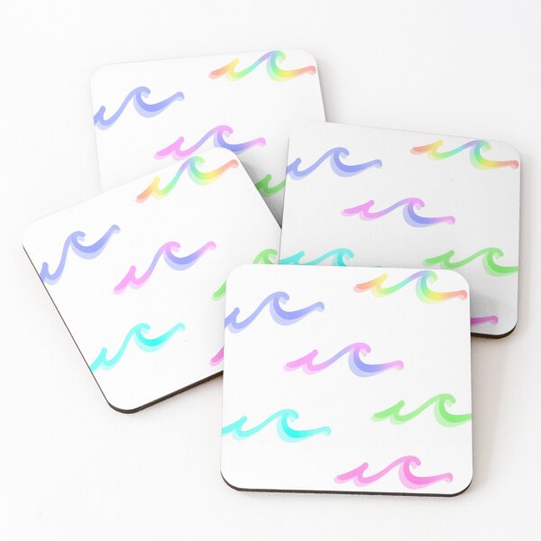 Item preview, Cute waves sticker pack. designed and sold by rocococo29.