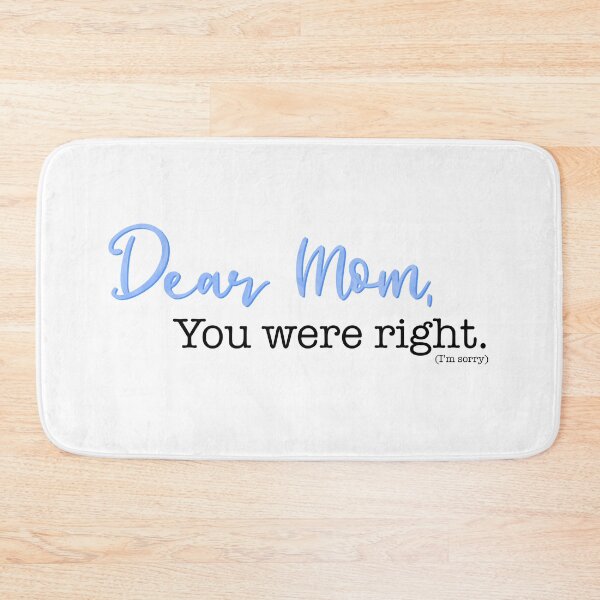 Item preview, Blue Dear Mom designed and sold by Elle  Hazlett.