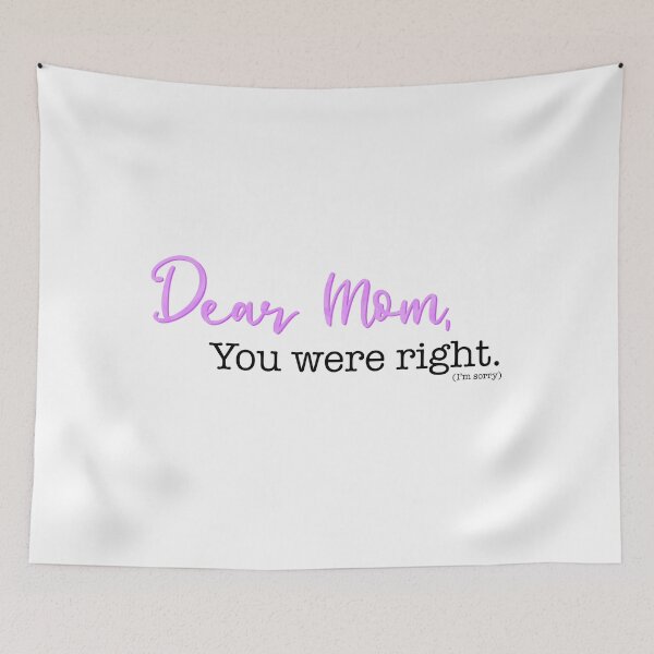 Item preview, Purple Dear Mom designed and sold by Elle  Hazlett.