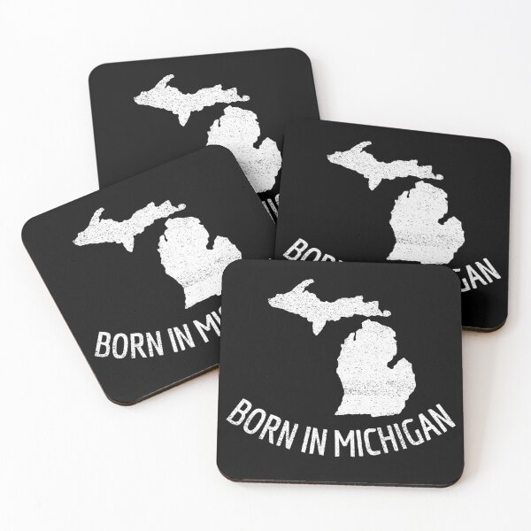 Item preview, Born In Michigan  designed and sold by Obiscidan.