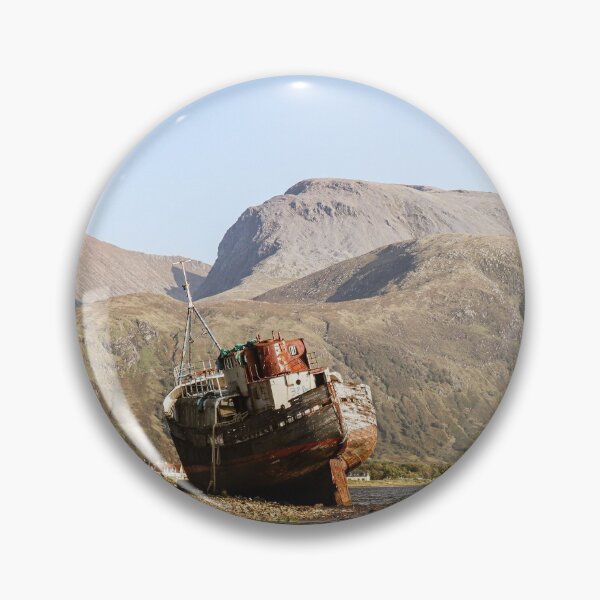 Item preview, The Corpach Shipwreck, with Ben Nevis looming in the background  designed and sold by Two-Tickets-To.