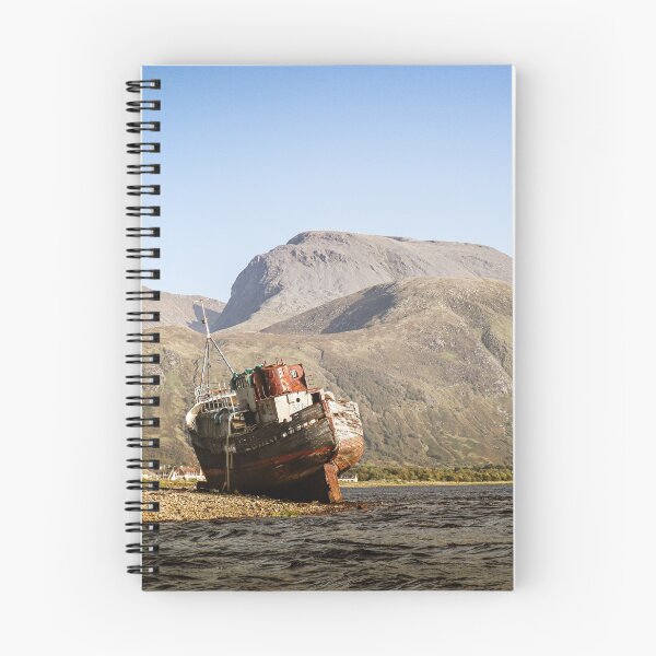 Item preview, The Corpach Shipwreck, with Ben Nevis looming in the background  designed and sold by Two-Tickets-To.