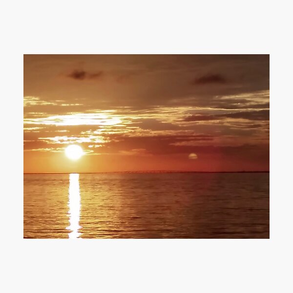 Planet of the Double Sun Photographic Print