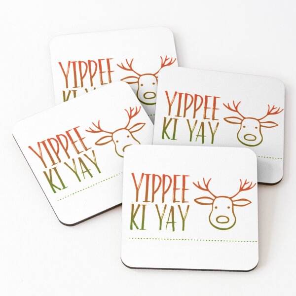 Item preview, Yippee Ki Yay Christmas Reindeer  designed and sold by Naive-Genius.