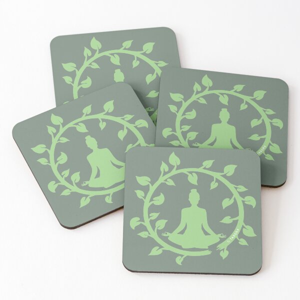Item preview, Vining Plant Yoga Silhouette Art designed and sold by TASORA.