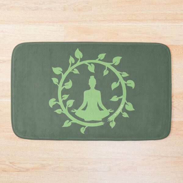 Item preview, Vining Plant Yoga Silhouette Art designed and sold by TASORA.