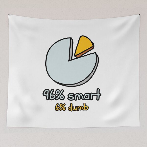 Item preview, 96% Smart, 6% Dumb designed and sold by PaulArden.