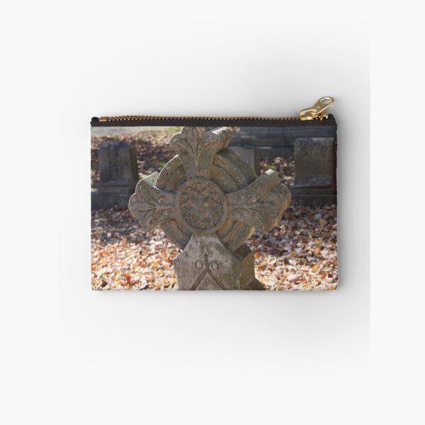 Item preview, Gothic Cross Headstone in Maple Hill Cemetery (Unedited) designed and sold by Silver Sky by Janet.