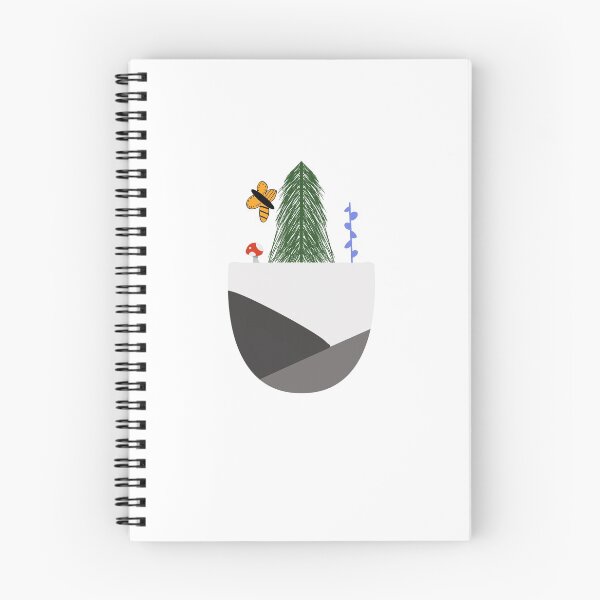 Item preview, Terrarium in a pot sticker + spiral notebook designed and sold by Created By Elin (ElinKate).