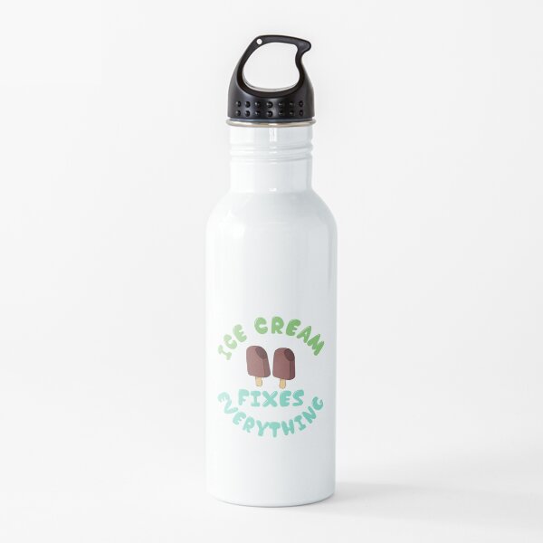 Ice cream fixes everything Water Bottle