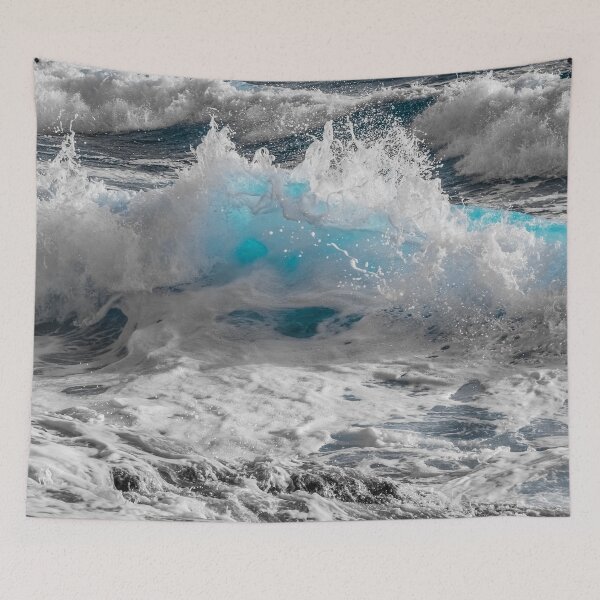 Item preview, Light Stormy and Foamy Ocean Pattern designed and sold by 30-Merch.