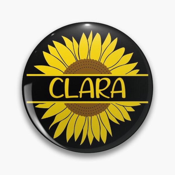 Item preview, Clara Name Tag Sunflower designed and sold by ToniaKroeger.