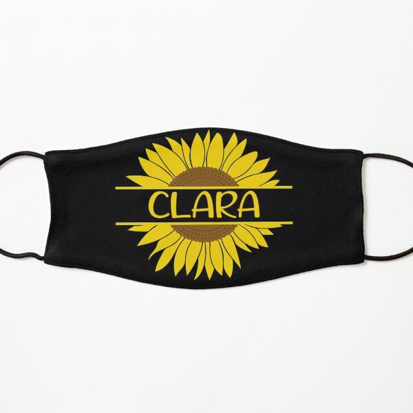 Clara Name Tag Sunflower Kids Mask
