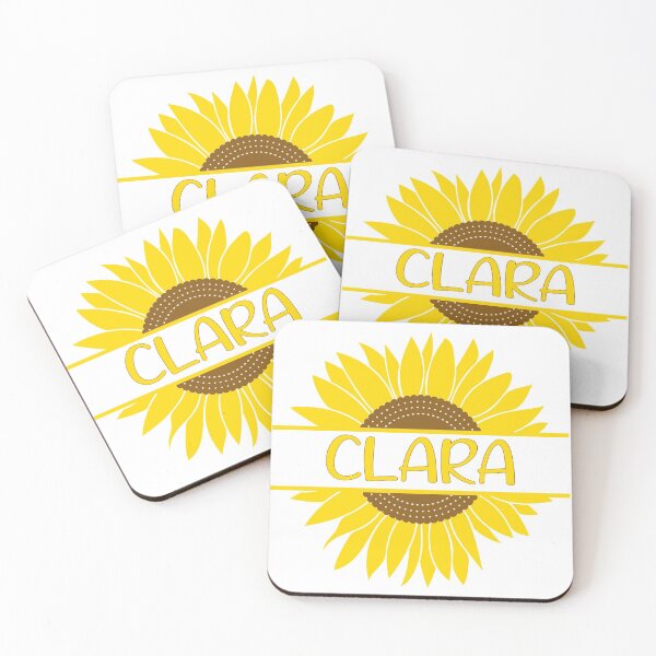 Item preview, Clara Name Tag Sunflower designed and sold by ToniaKroeger.