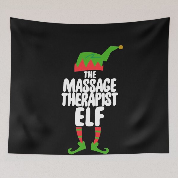 Item preview, The Massage Therapist ELF  Christmas Holiday Gifts designed and sold by Bendthetrend.