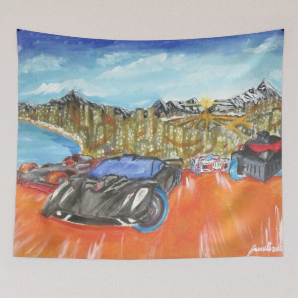 Item preview, HW city Street Racers Painting designed and sold by PeraltaDesigns.