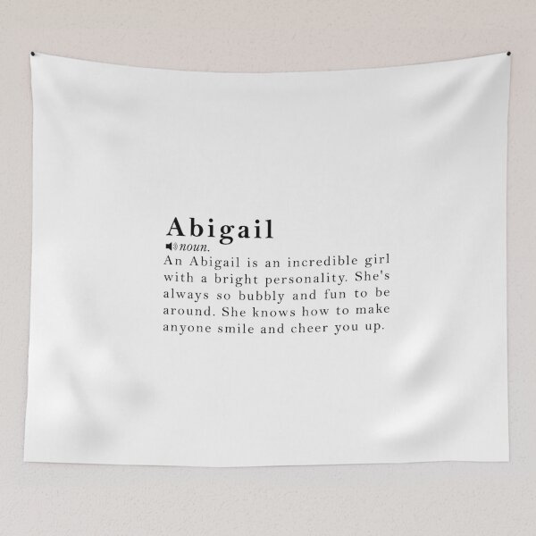 Item preview, Abigail Name Definition Meaning designed and sold by peachyline.