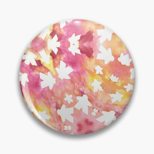 Item preview, Meeple Kaleidoscope in Pink designed and sold by Zab Butler Design.