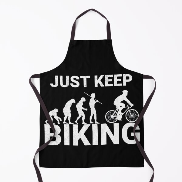 Item preview, Just Keep Biking evolution march distressed designed and sold by AllLeftSides42.