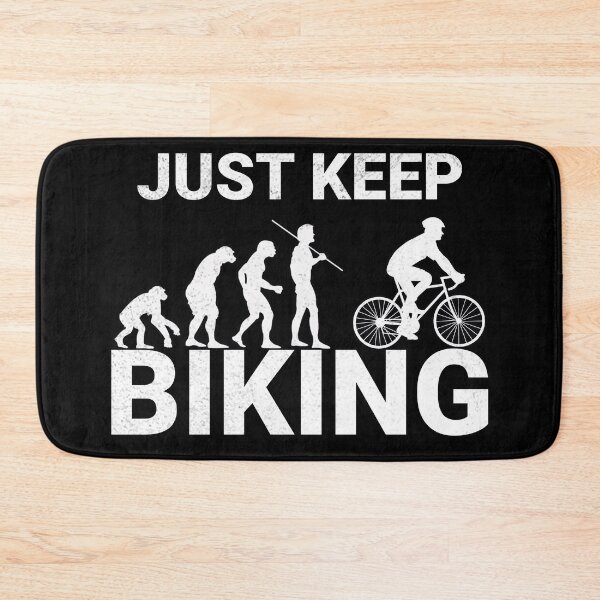 Item preview, Just Keep Biking evolution march distressed designed and sold by AllLeftSides42.
