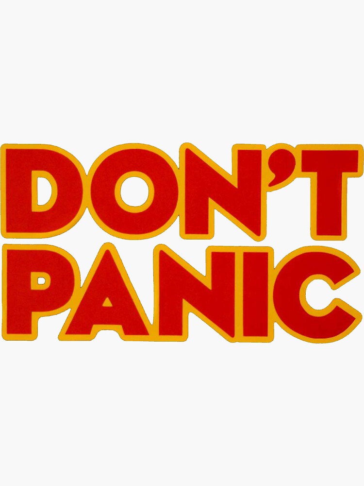 File:Don't Panic Badge.jpg - Wikimedia Commons