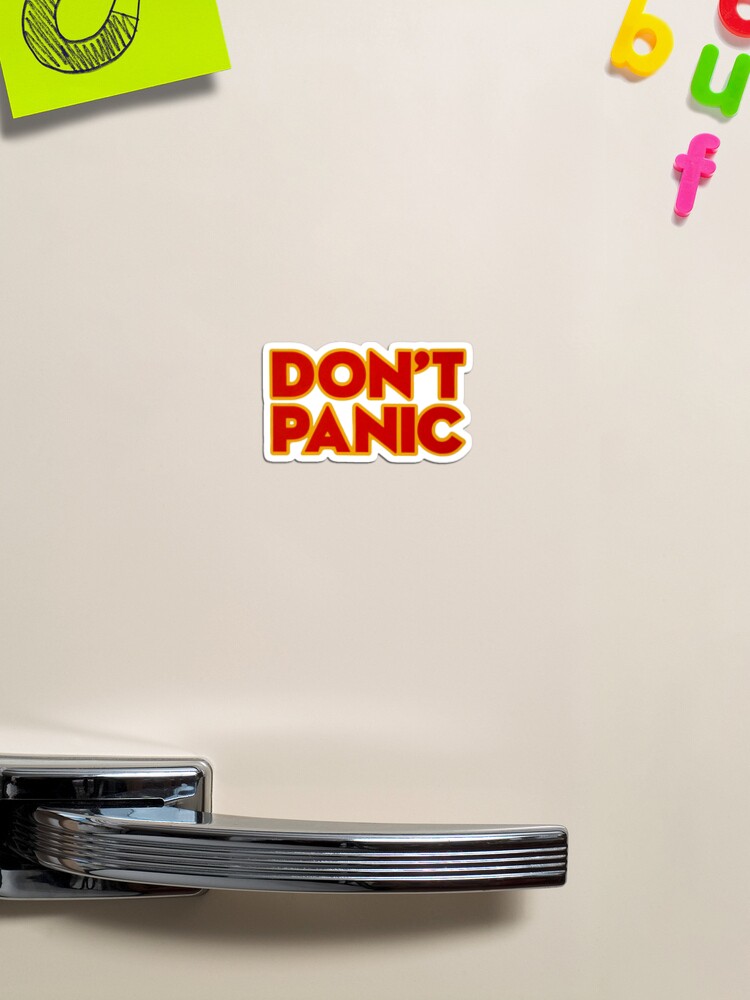 Thumbnail 1 of 3, Magnet, Don't Panic designed and sold by BloodWing.