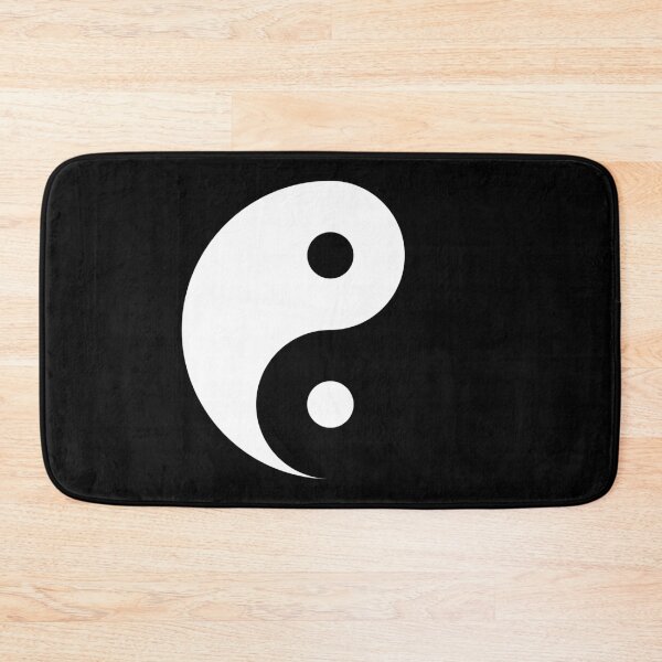Item preview, Yin and Yang - Negative Space Design White on Black designed and sold by ramiro.