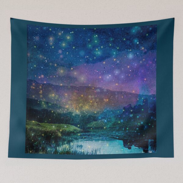 Item preview, Fairies Over The Loch designed and sold by SoozSilverTree.