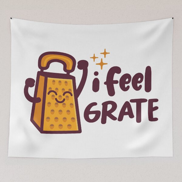 Item preview, I Feel Grate Funny Pun on Light designed and sold by miftake.