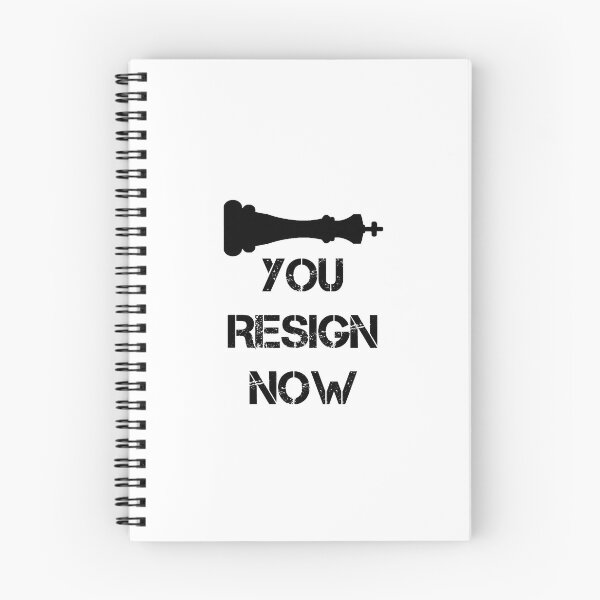 Item preview, You resign Now Queens Gambit designed and sold by Avgeek21.