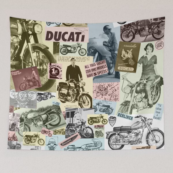 Item preview, Wild and Wonderful Ducati Collage designed and sold by motoparadiso.