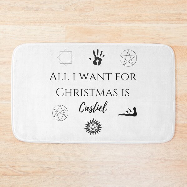 Item preview, all i want for Christmas is Castiel designed and sold by LannisterOnMars.