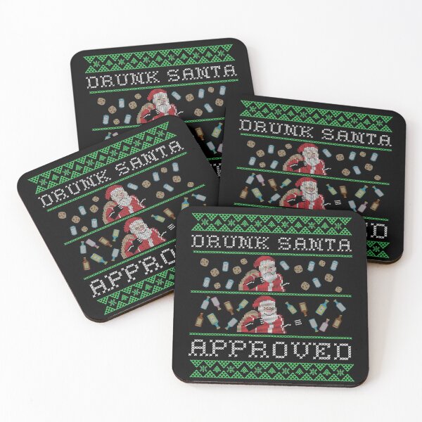 Item preview, Drunk Santa Approved designed and sold by ShopEssentials.