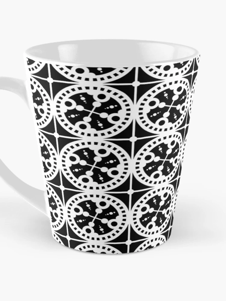 Thumbnail 3 of 4, Coffee Mug, Algorithmic Time designed and sold by HomeofPatterns.