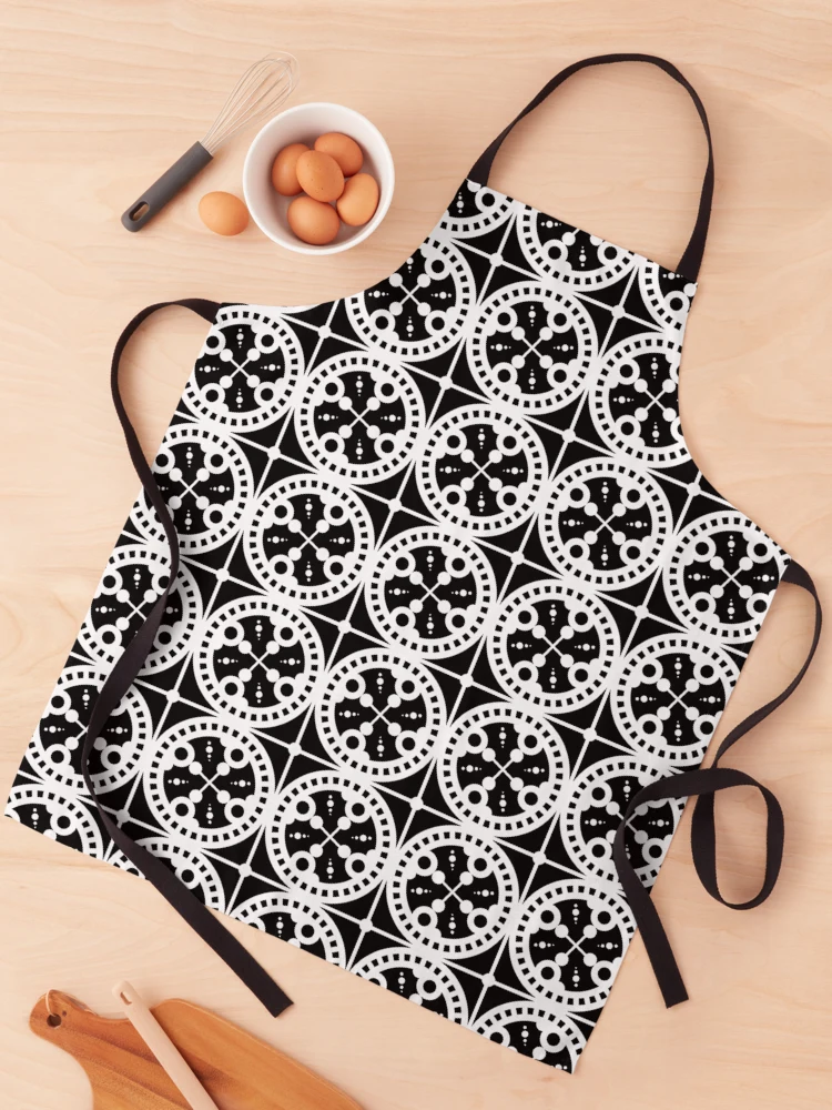 Thumbnail 1 of 6, Apron, Algorithmic Time designed and sold by HomeofPatterns.