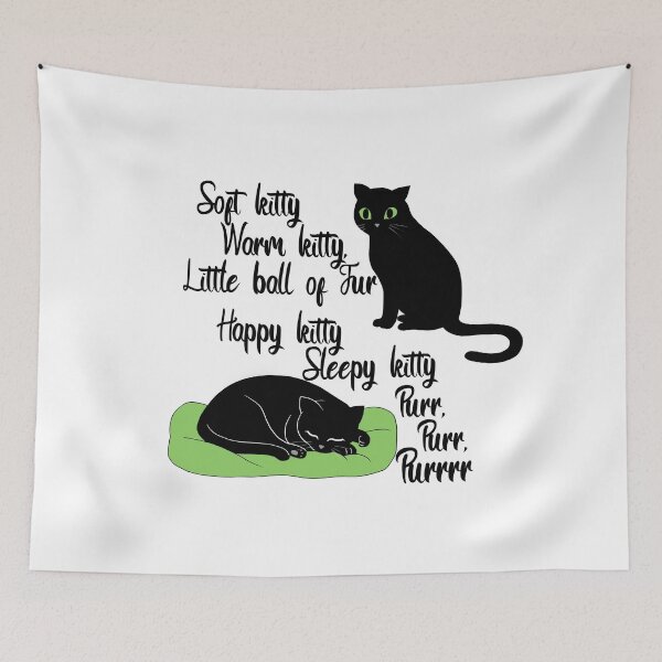 Item preview, Soft kitty - Black Cats designed and sold by lilieka-yzmo.