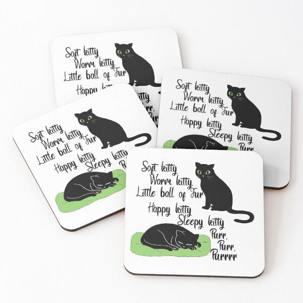 Item preview, Soft kitty - Black Cats designed and sold by lilieka-yzmo.