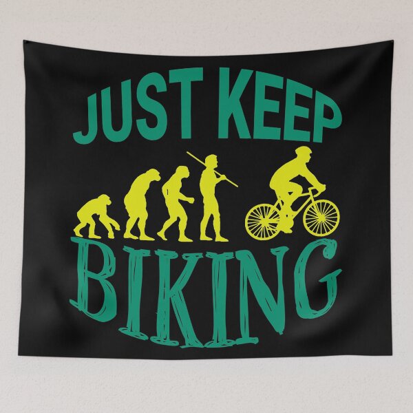 Item preview, Copy of Just Keep Biking evolution march color designed and sold by AllLeftSides42.