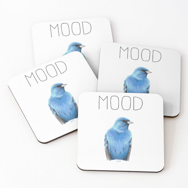 Item preview, Mood Indigo Bunting designed and sold by LauraWolfArtist.