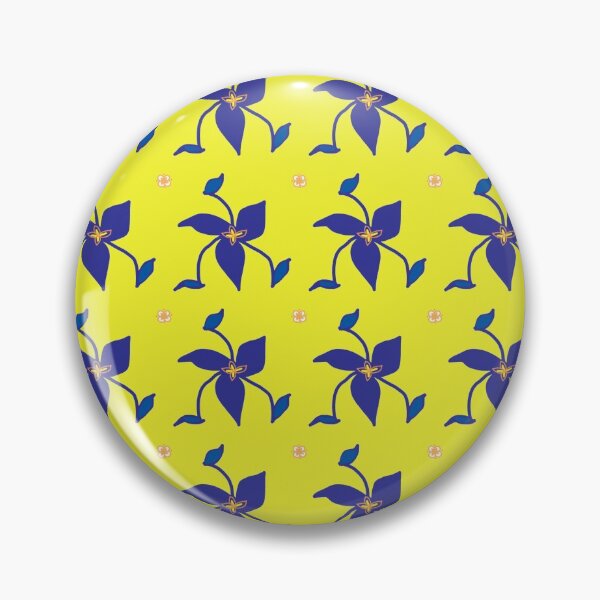 Item preview, Blue with Yellow Flowers designed and sold by Jubal421Designs.