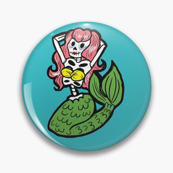 Item preview, Dead pinup mermaid designed and sold by Memoirearts.