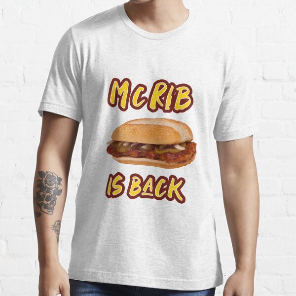 mcrib is back t shirt