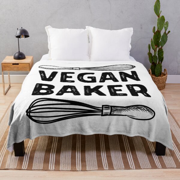 Item preview, VEGAN BAKER with Whisks Vegan Baking Design designed and sold by a-little-ink.