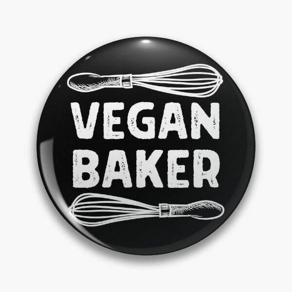 Item preview, VEGAN BAKER with Whisks Vegan Baking Design designed and sold by a-little-ink.