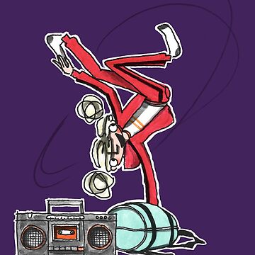 Artwork thumbnail, Beatrice Zinker - Breakdancing Merchandise by Shelley Johannes Studio