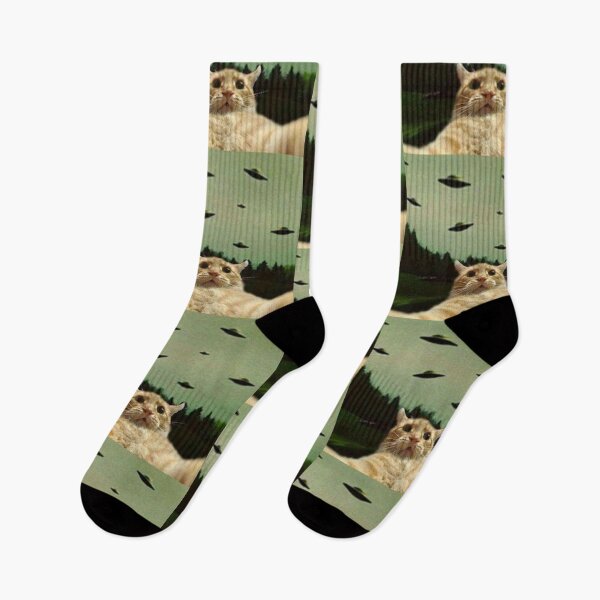 Item preview, cat selfie with ufo designed and sold by ParamedicDesign.