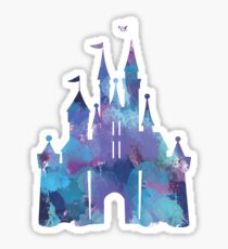 Splatter-Lack-Schloss Sticker